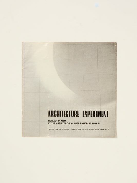 Architecture Experiment: Renzo Piano At the Architectural Association of London