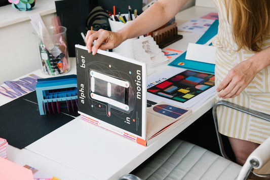 Kelli Anderson’s 'Alphabet in Motion' at Stout Books