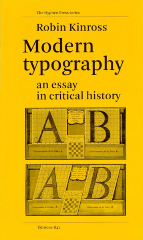 Modern Typography, An Essay In Critical History