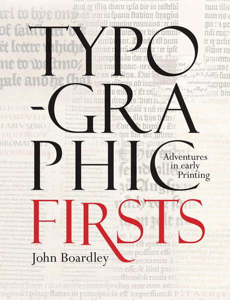 Typographic Firsts