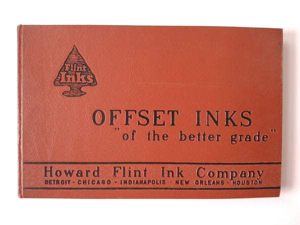 Flint Inks - Offset Inks "of the better grade" (Color Combination Book) (Ephemera)