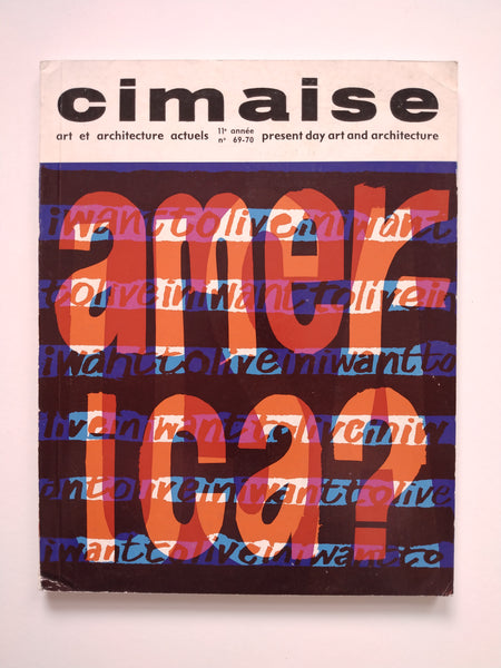 Cimaise: Present Day Art And Architecture - Juillet-Octobre 1964 (Ephemera)