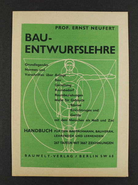 Bau-Entwurfslehre (Building Design Theory) (Promotional Flyer) (Ephemera)