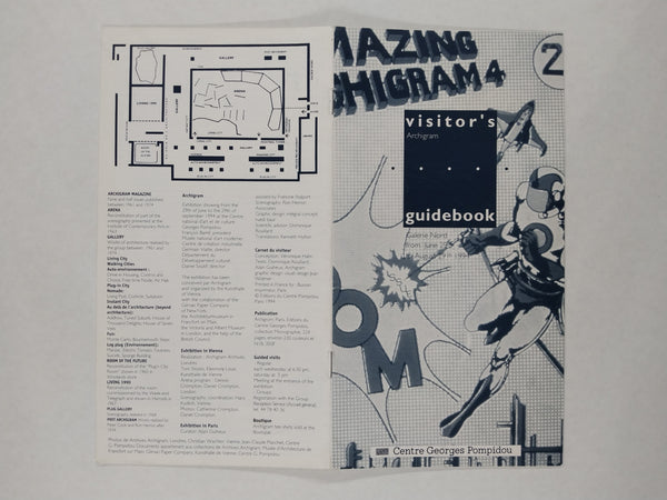 Archigram - Visitor's Guidebook (Exhibit - Center Pompidou, Paris - 1994) (Ephemera)