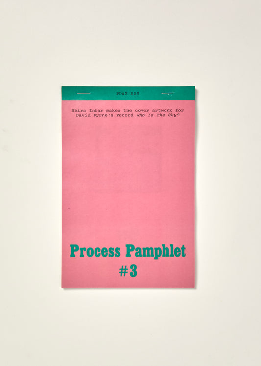 Process Pamphlet: #3: Shira Inbar makes the cover artwork for David Byrne's record Who Is The Sky?