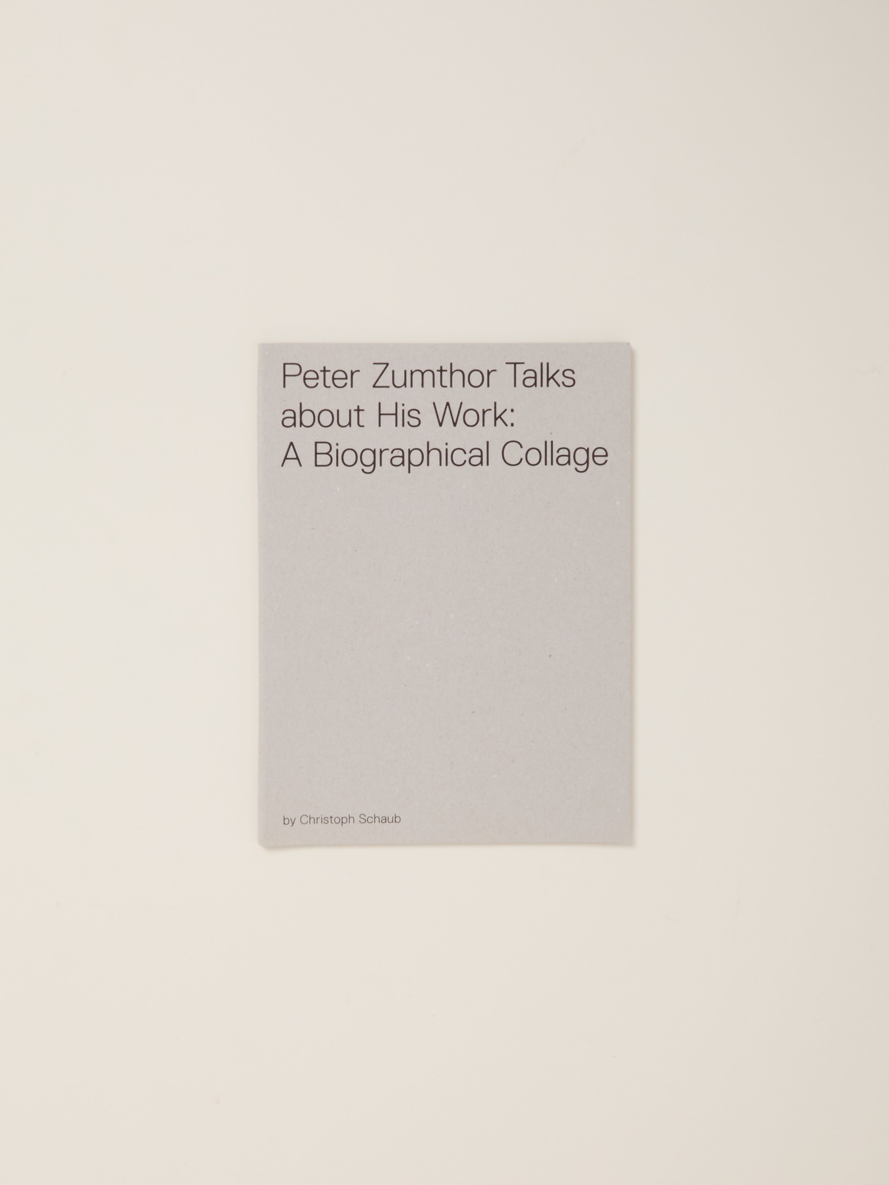 people--Peter Zumthor — tagged 