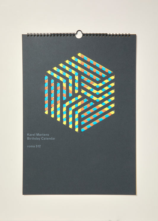 Karel Martens: Birthday Calendar