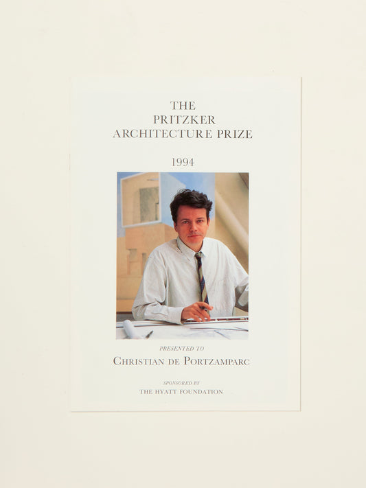 The Pritzker Architecture Prize 1994 Presented to Christian de Portzamparc