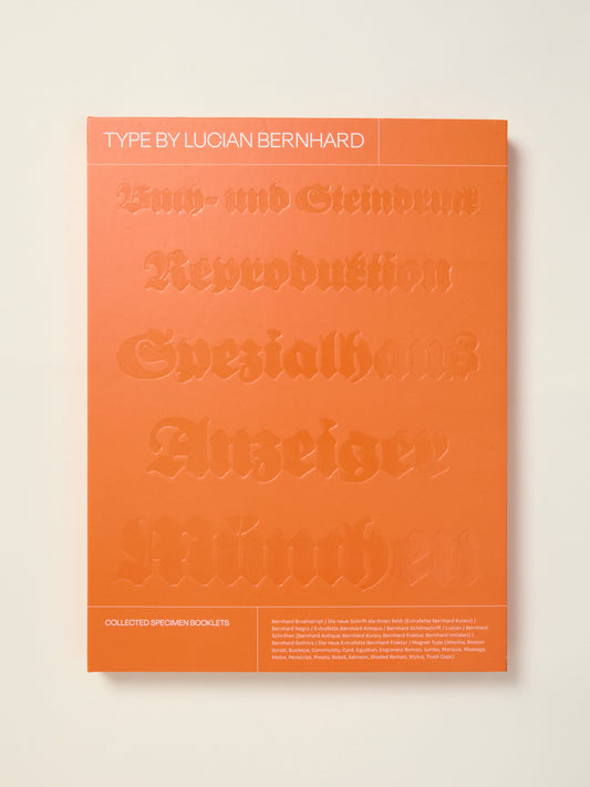 Type by Lucian Bernhard: Collected Specimen Booklets