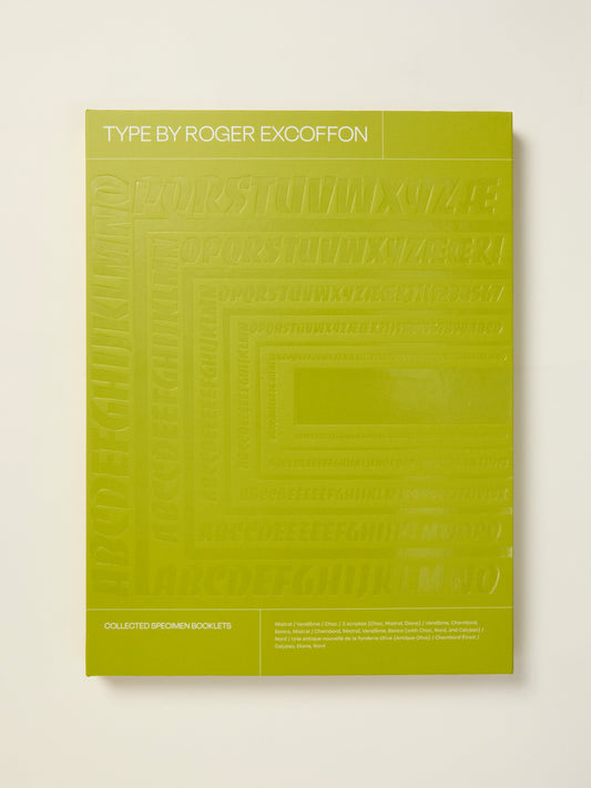 Type by Roger Excoffon: Collected Specimen Booklets