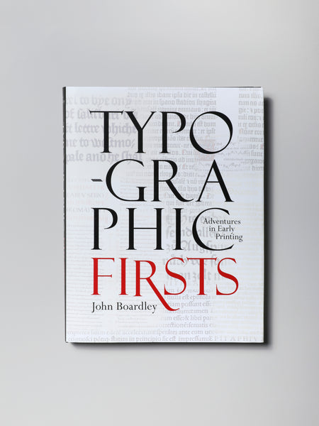 Typographic Firsts