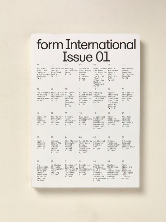 form International: Issue 01