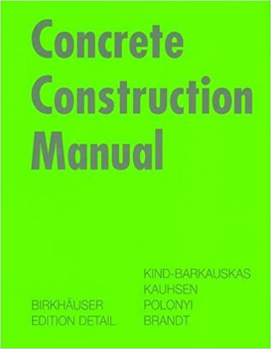 Concrete Construction Manual.