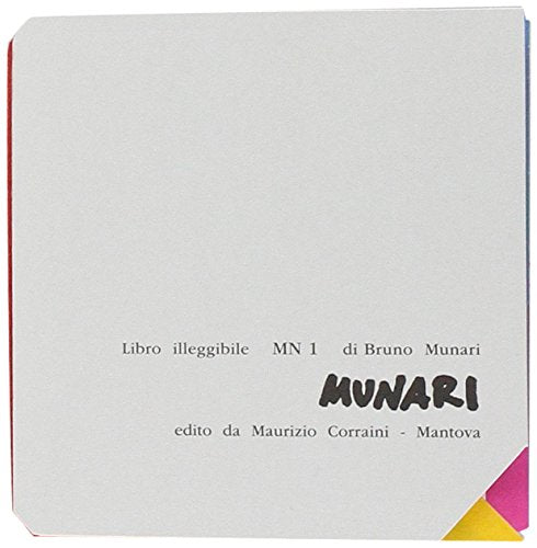 Bruno Munari - Libro Illeggibile 'mn 1'