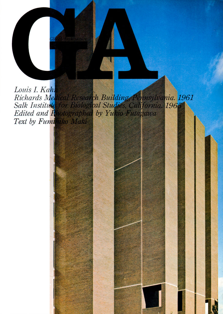Global Architecture 5: Richards Medical Research Building, Pennsylvania 1961, Salk Institute for Biological Studies, California 1965