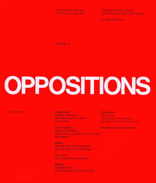 Oppositions 14