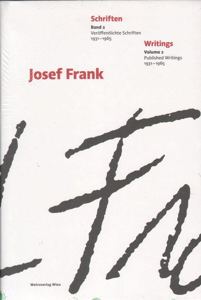 Josef Frank: Writings