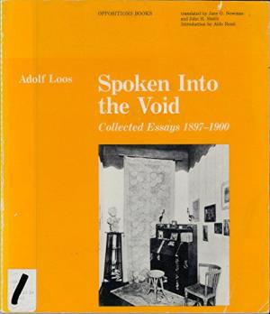 Spoken into the Void: Collected Essays 1897-1900