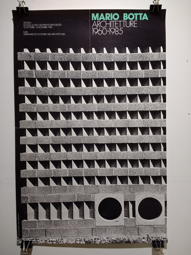 Mario Botta Architetture 1960 1985 Poster