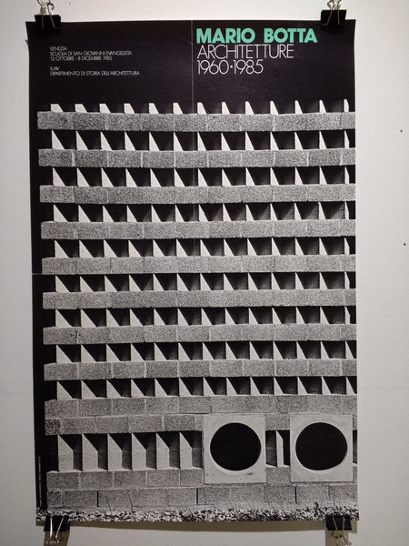 Mario Botta - Architetture 1960-1985 (Poster)
