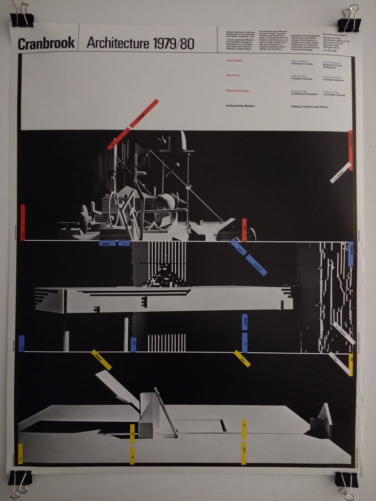 Cranbrook - Architecture 1979/80 (Poster)