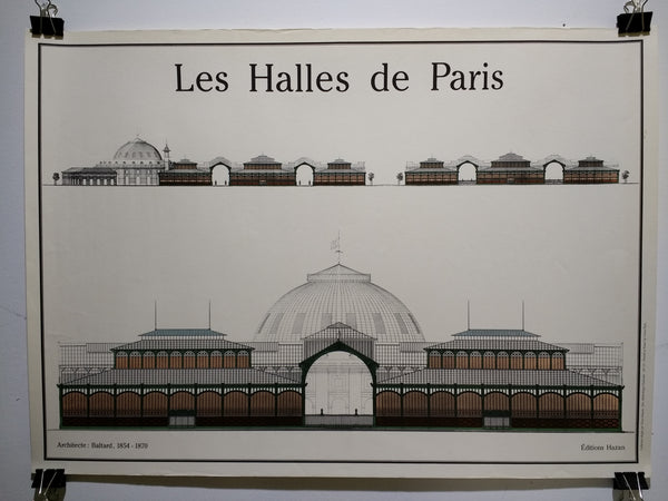 Baltard - Les Halles De Paris (Poster)