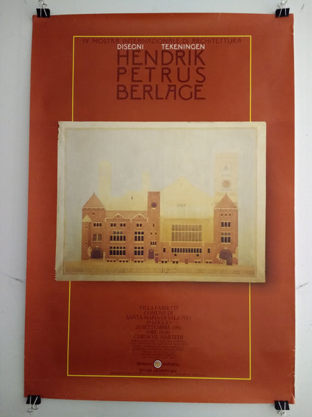 Hendrik Petrus Berlage - Desegni Tekeningen (Poster)