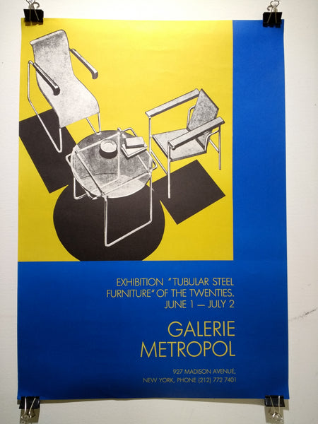 Galerie Metropol – Exhibition "Tubular Steel Furniture" of the Twenties (Poster)