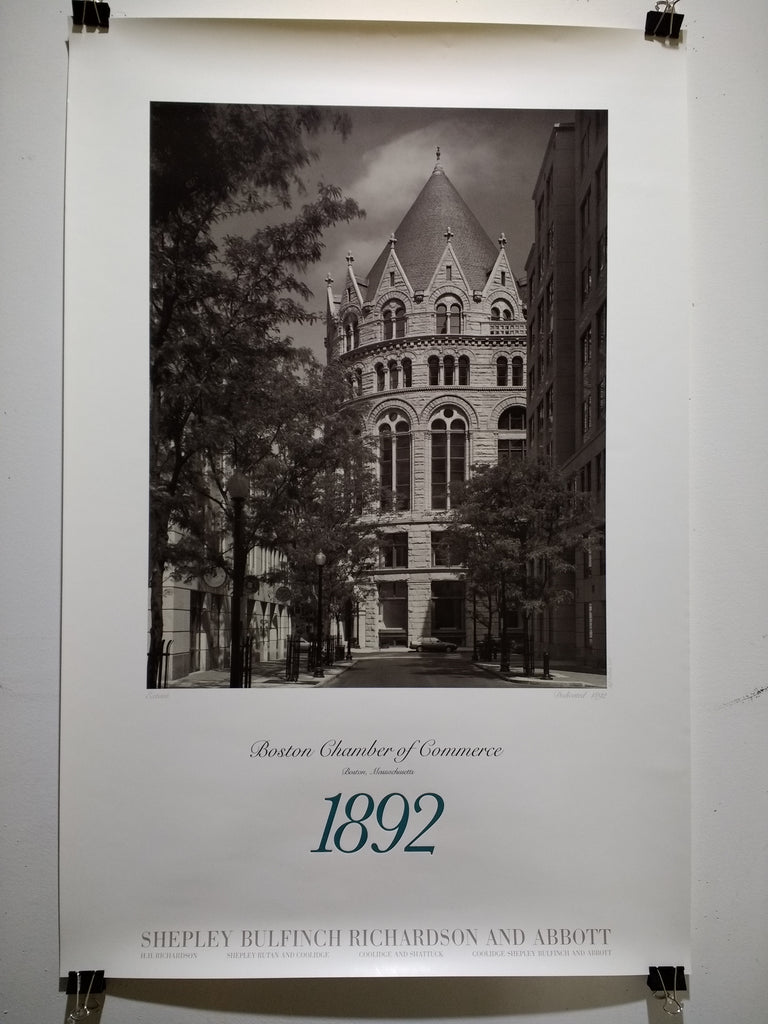 Shepley Bulfinch Richardson and Abbott - Boston Chamber Of Commerce 1892 (Poster)
