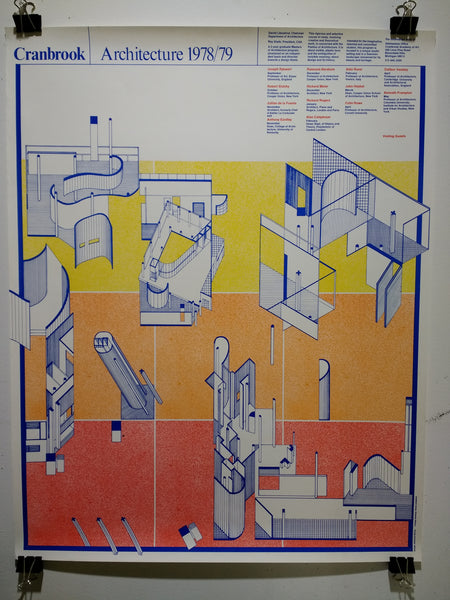 Cranbrook - Architecture 1978/79 (Poster)