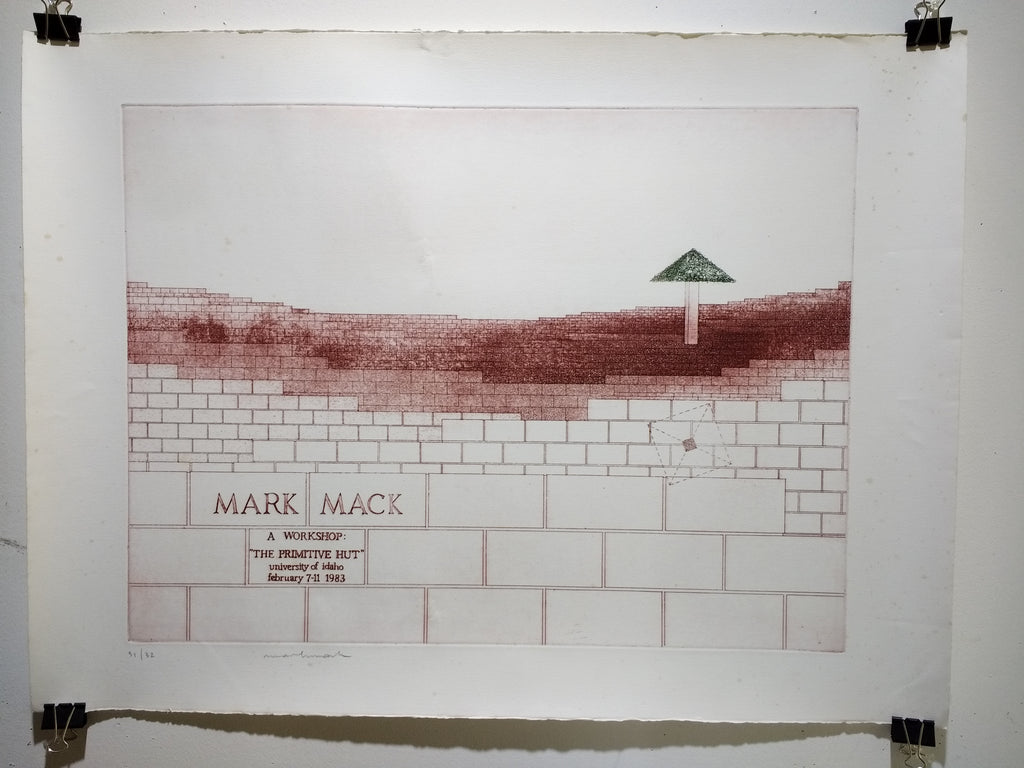 Mark Mack - A Workshop: The Primitive Hut (Poster)