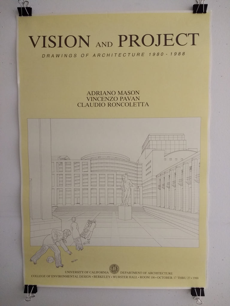 Vision And Project - Drawings Of Architecture 1980-1985 (Poster)