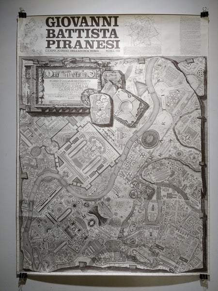 Giovanni Battista Piranesi - Campo Marzio Dell'Antica Roma - Roma 1762 (Poster)