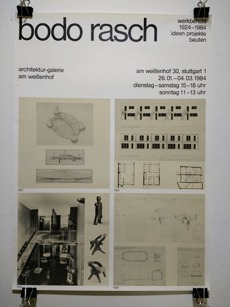Bodo Rasch - Werkbericht 1924-1984 (Poster)