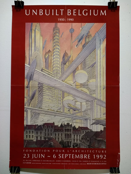 Unbuilt Belgium 1950-1990 (Poster)