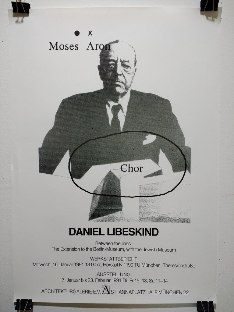 Daniel Libeskind - Moses Aron Chor (Poster)