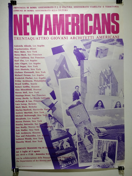 NEWAMERICANS - Trentaquattro Giovani Architetti Americani (Poster)