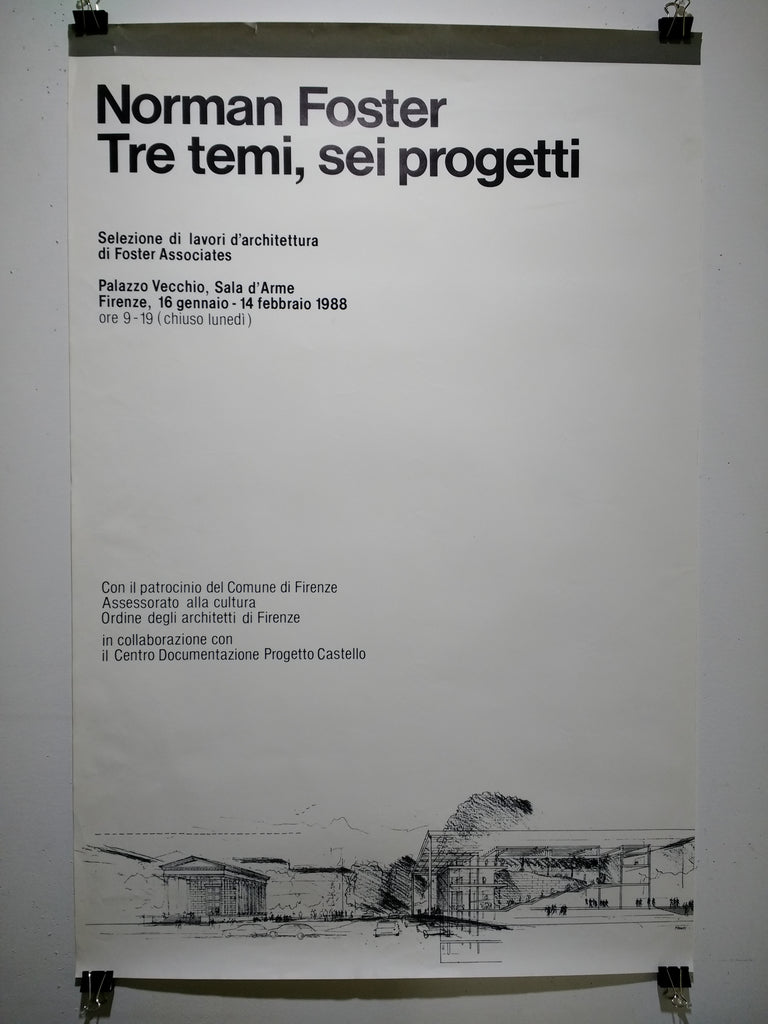Norman Foster - Tre Temi, Sei Progetti (Poster)