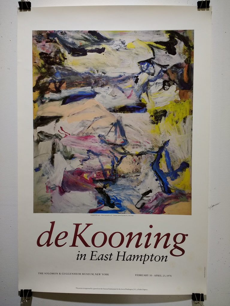 Willem de Kooning - de Kooning In East Hampton (Poster)