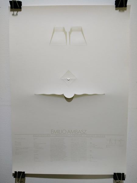 Emilio Ambasz - Architectural-Industrial-Graphic-Exhibit Design (Poster)