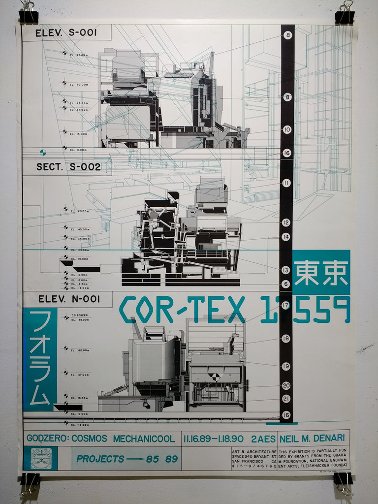 Neil M. Denari - COR-TEX 17559 - Godzero: Cosmos Mechanicool (Poster)