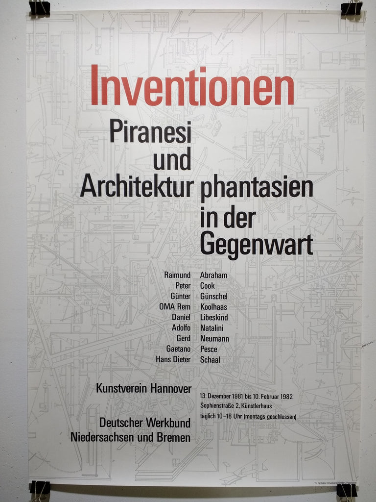 Inventionen - Piranesi Und Architektur Phantasien In Der Gegenwart (Poster)