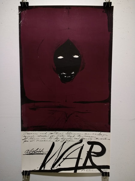 Nathan Oliveira - Abolish War (Poster)