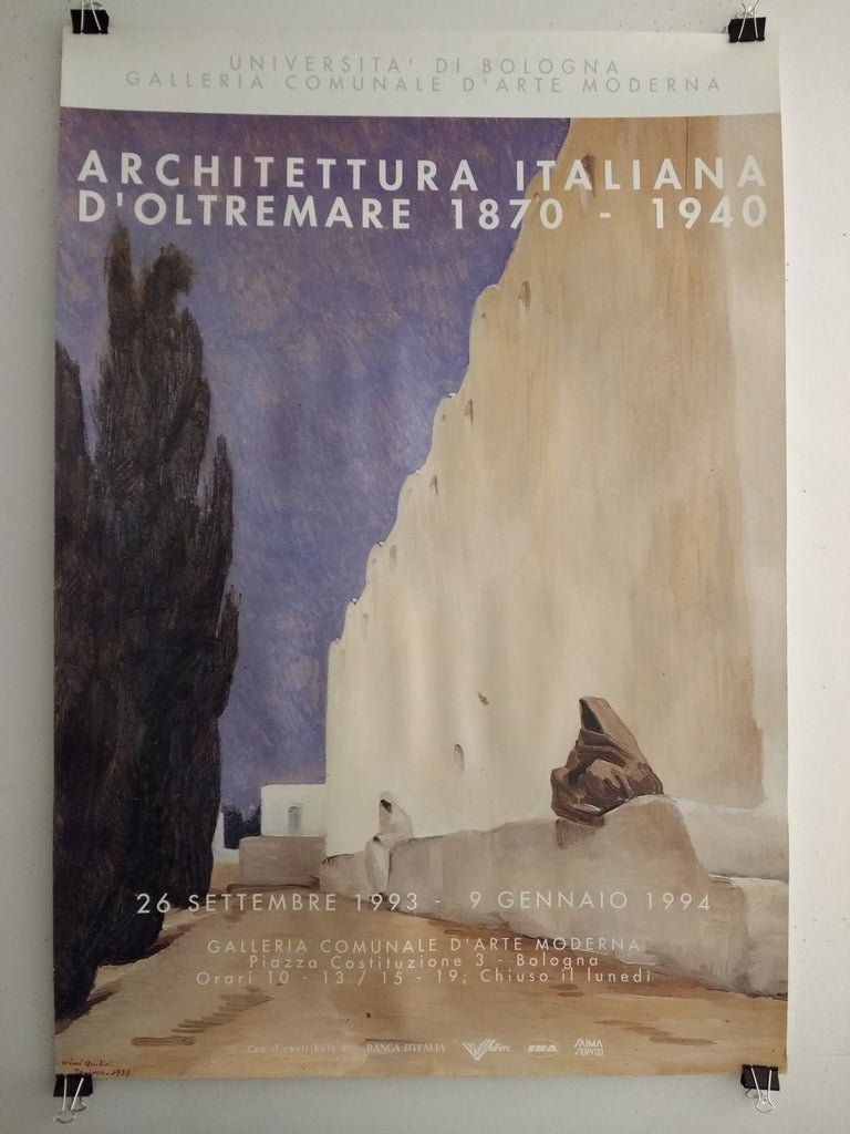 Architetettura Italiana - D'Oltremare 1870-1940 (Poster)