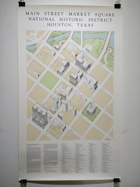 Main Street - Market Square - National Historic District Houston, Texas (Poster)