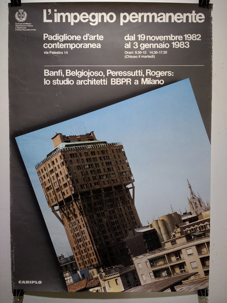 L'Impegno Permanente - Banfi, Belgiojoso, Peressutti, Rogers: Io Studio Architetti BBPR A Milano (Poster)