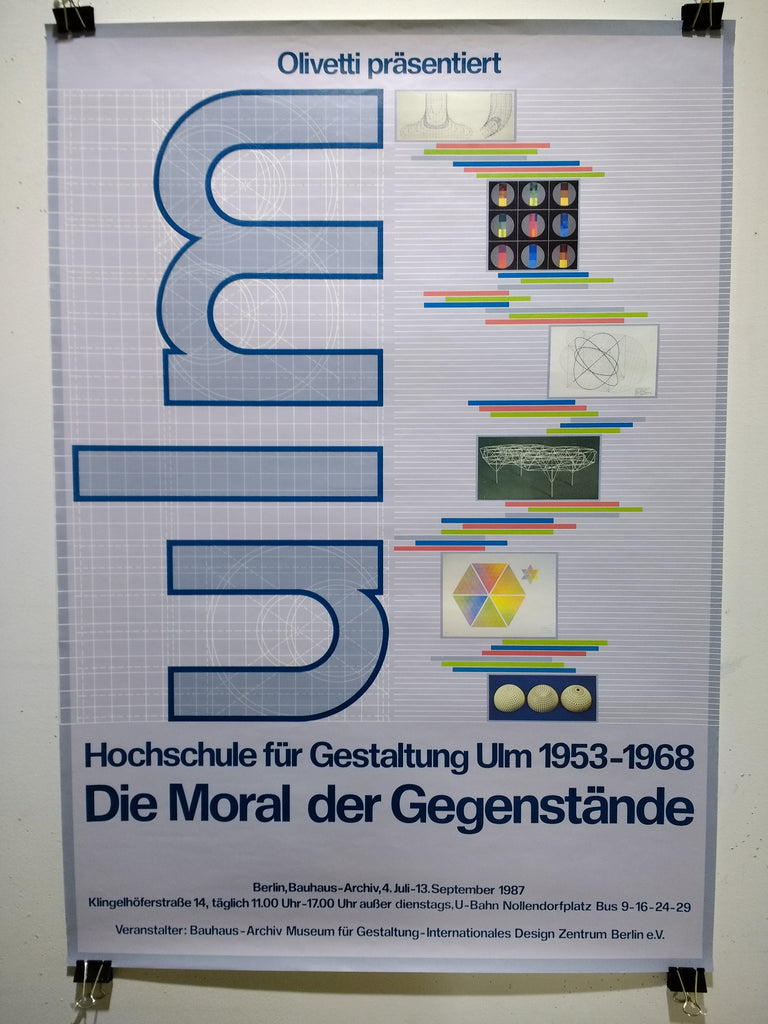 ULM - Hochschule Fur Gestaltung ULM 1953-1968 (Poster)