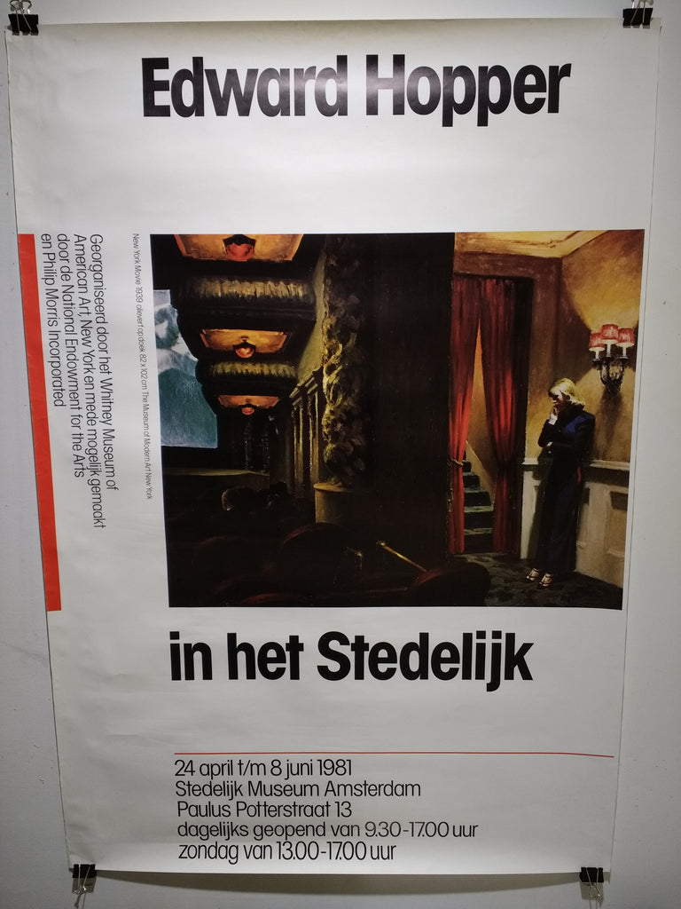 Edward Hopper - Edward Hopper In Het Stedelijk (Poster)