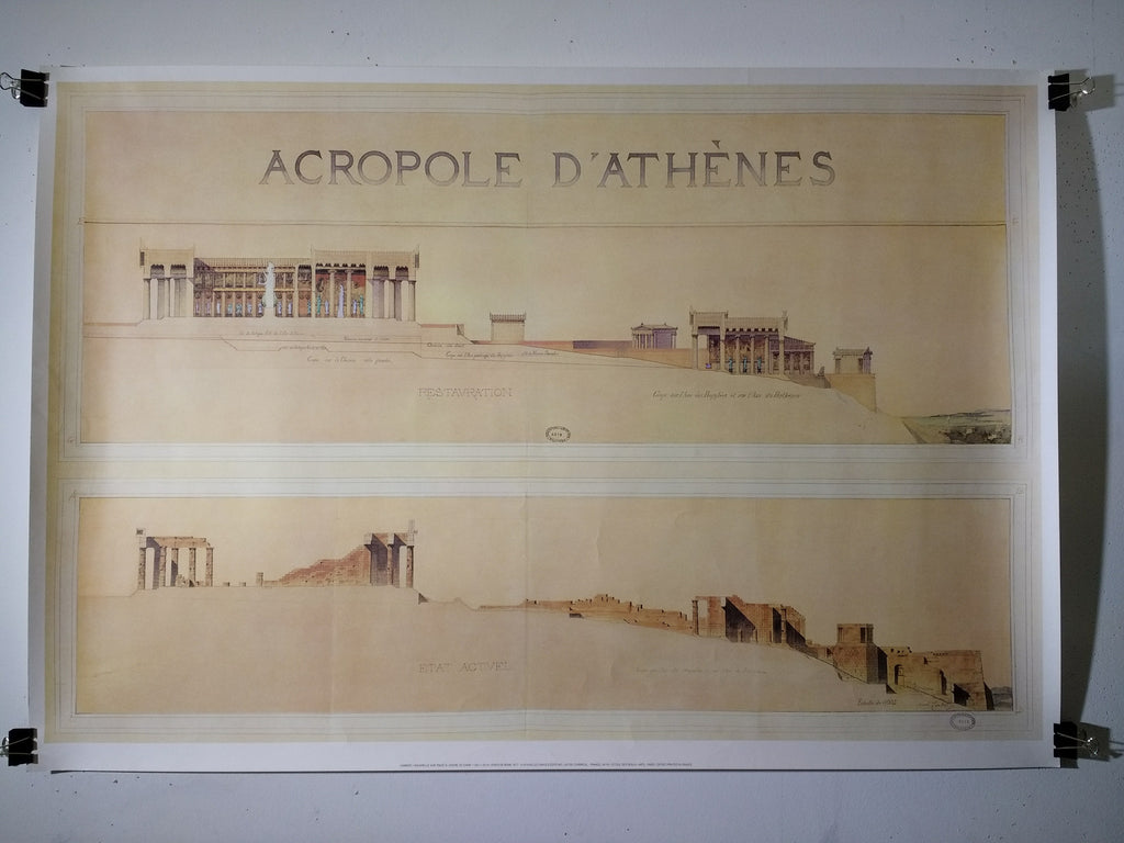 Acropole D'Athenes (Poster)