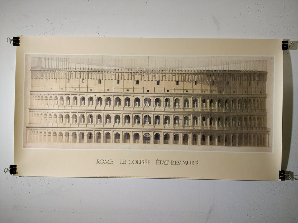 Rome - Le Colisee Etat Restaure 1830-31 (Poster)